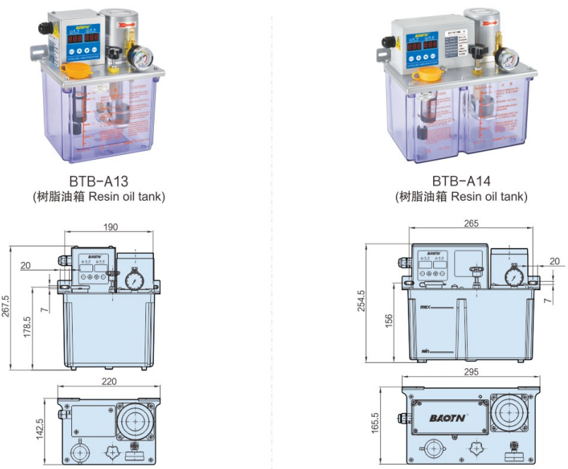BTB-A1尺寸 BTB-A1尺寸