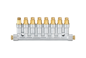 整体加压润滑脂分配器