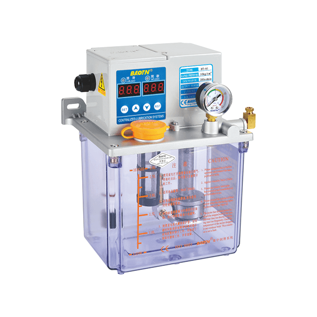 BAOTN电阻型式集中式高质量润滑泵UESD用于行业工厂2L 110V，无液位开关