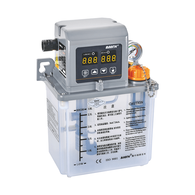 大容量Baotn中国BTD-A2P8型8L钣金油箱连续电油润滑泵泵与数字显示器