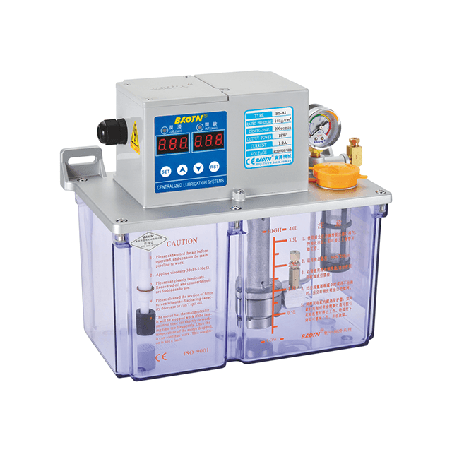 BAOTN电阻型式集中式高质量润滑泵UESD用于行业工厂2L 110V，无液位开关
