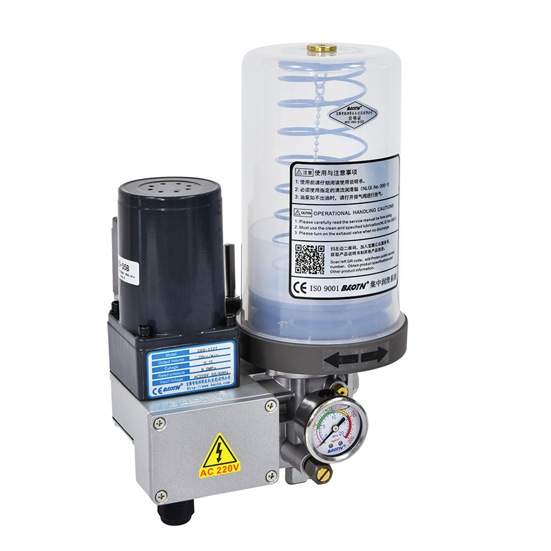 大型机械和挖掘机的自动电气进行润滑油润滑泵系统