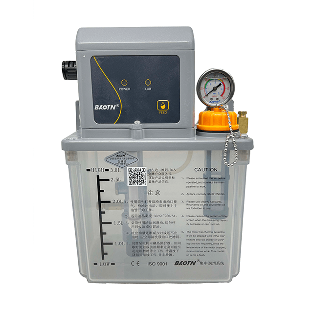 集中润滑系统PLC控制薄油润滑泵用于打印
